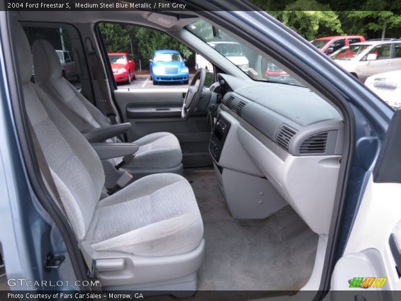 Medium Steel Blue Metallic / Flint Grey 2004 Ford Freestar S