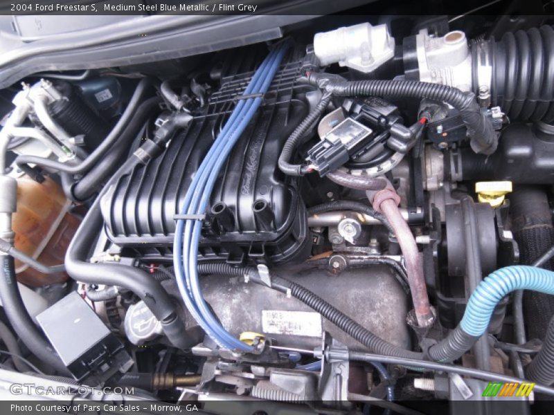 Medium Steel Blue Metallic / Flint Grey 2004 Ford Freestar S