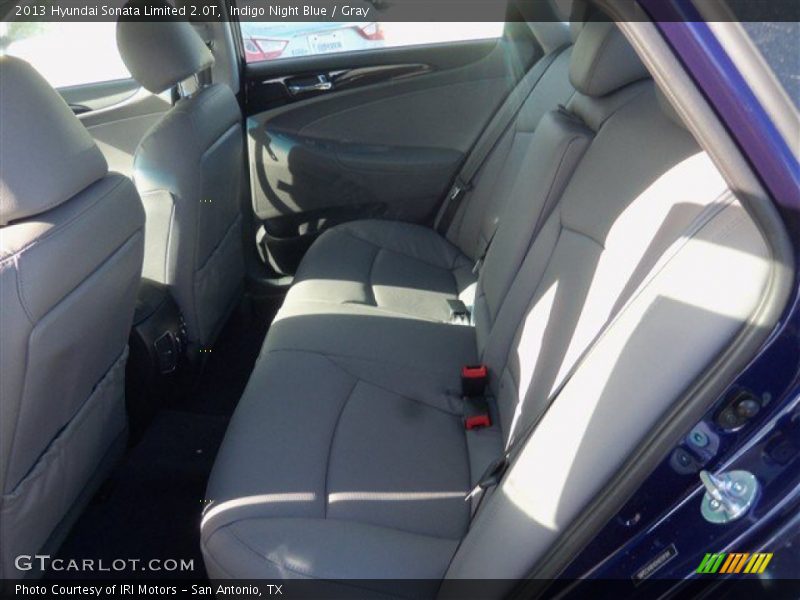 Indigo Night Blue / Gray 2013 Hyundai Sonata Limited 2.0T