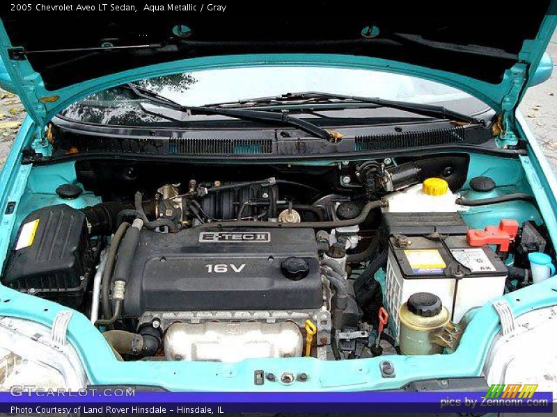 Aqua Metallic / Gray 2005 Chevrolet Aveo LT Sedan