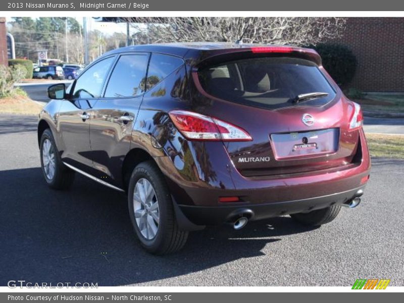 Midnight Garnet / Beige 2013 Nissan Murano S