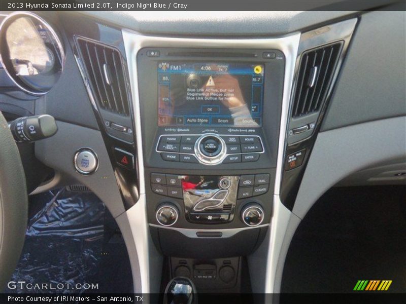 Indigo Night Blue / Gray 2013 Hyundai Sonata Limited 2.0T