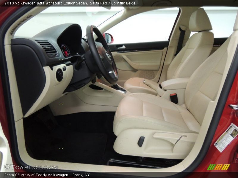 Salsa Red / Cornsilk Beige 2010 Volkswagen Jetta Wolfsburg Edition Sedan