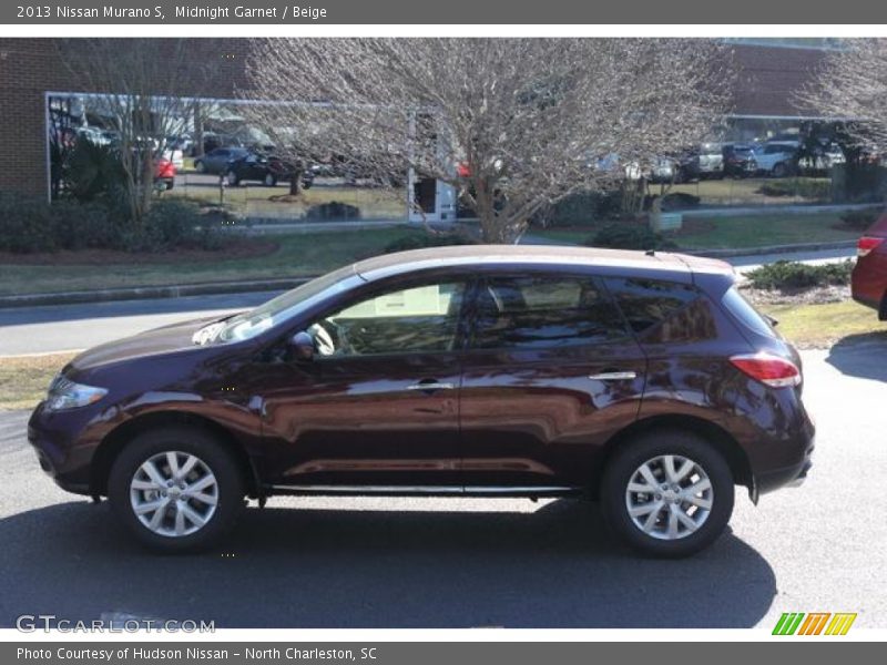 Midnight Garnet / Beige 2013 Nissan Murano S