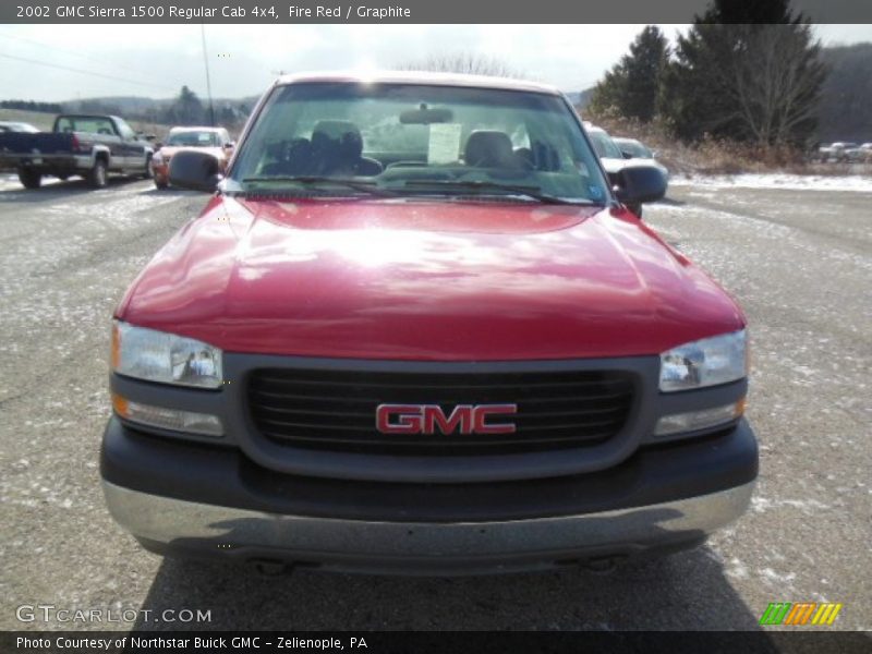 Fire Red / Graphite 2002 GMC Sierra 1500 Regular Cab 4x4