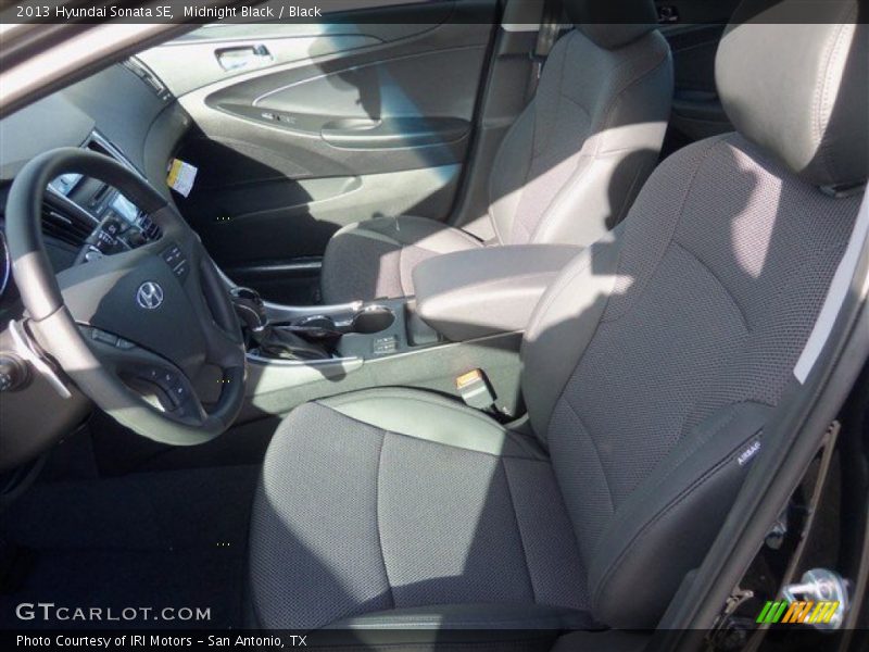 Midnight Black / Black 2013 Hyundai Sonata SE