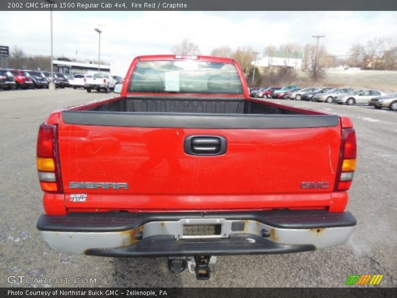 Fire Red / Graphite 2002 GMC Sierra 1500 Regular Cab 4x4