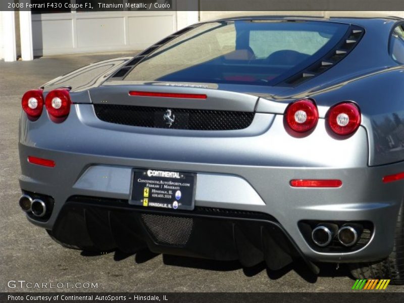 Titanium Metallic / Cuoio 2008 Ferrari F430 Coupe F1