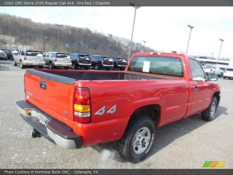 Fire Red / Graphite 2002 GMC Sierra 1500 Regular Cab 4x4