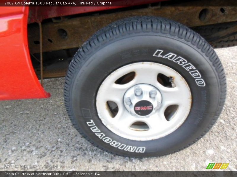 Fire Red / Graphite 2002 GMC Sierra 1500 Regular Cab 4x4