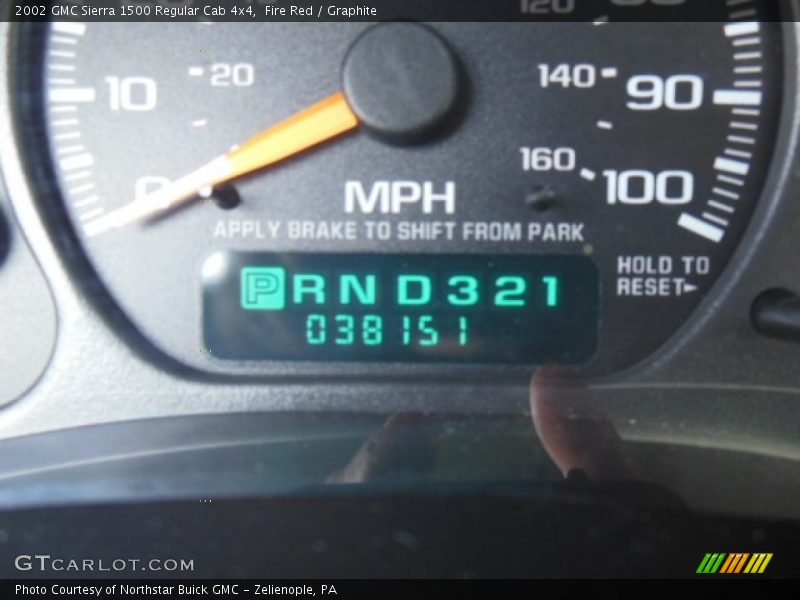 Fire Red / Graphite 2002 GMC Sierra 1500 Regular Cab 4x4