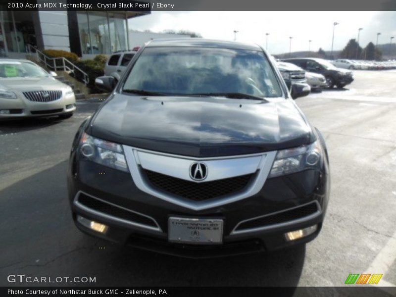 Crystal Black Pearl / Ebony 2010 Acura MDX Technology
