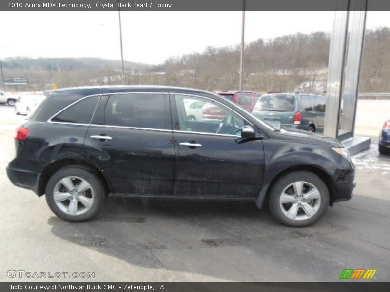 Crystal Black Pearl / Ebony 2010 Acura MDX Technology