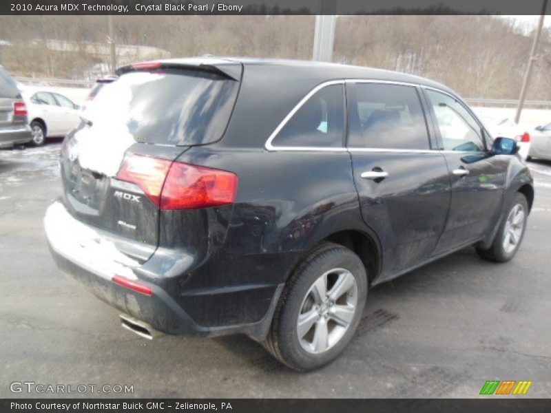 Crystal Black Pearl / Ebony 2010 Acura MDX Technology