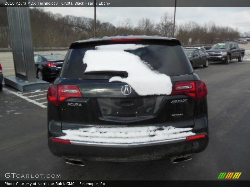 Crystal Black Pearl / Ebony 2010 Acura MDX Technology