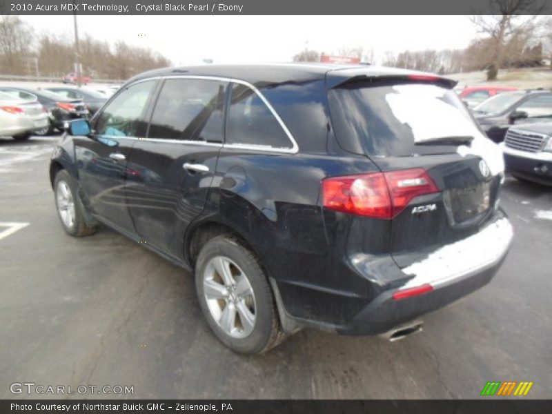 Crystal Black Pearl / Ebony 2010 Acura MDX Technology