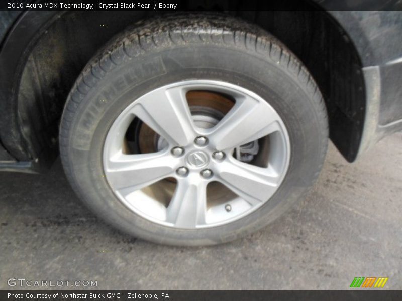 Crystal Black Pearl / Ebony 2010 Acura MDX Technology