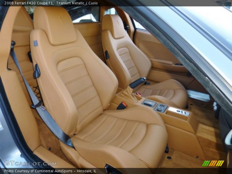 Front Seat of 2008 F430 Coupe F1
