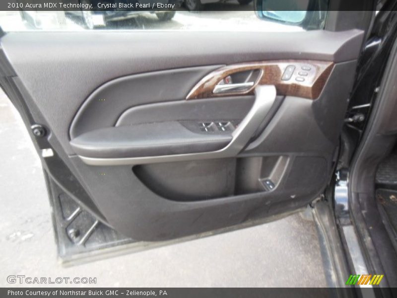 Crystal Black Pearl / Ebony 2010 Acura MDX Technology