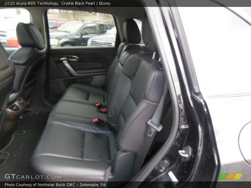 Crystal Black Pearl / Ebony 2010 Acura MDX Technology