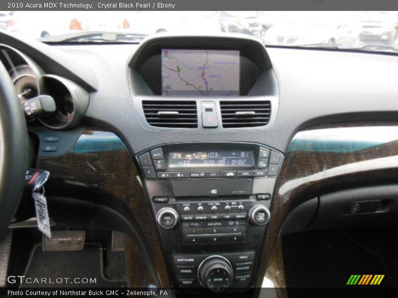 Crystal Black Pearl / Ebony 2010 Acura MDX Technology