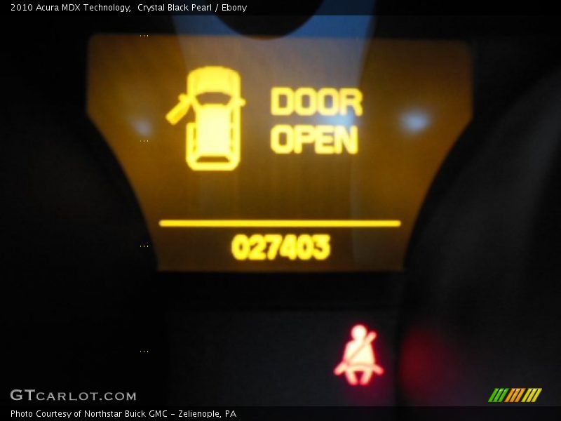Crystal Black Pearl / Ebony 2010 Acura MDX Technology