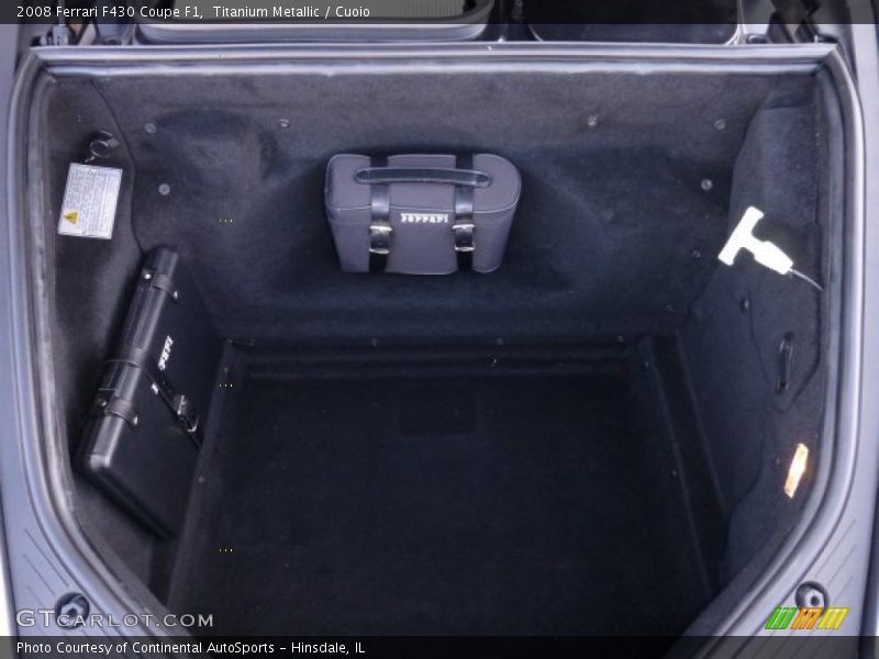  2008 F430 Coupe F1 Trunk