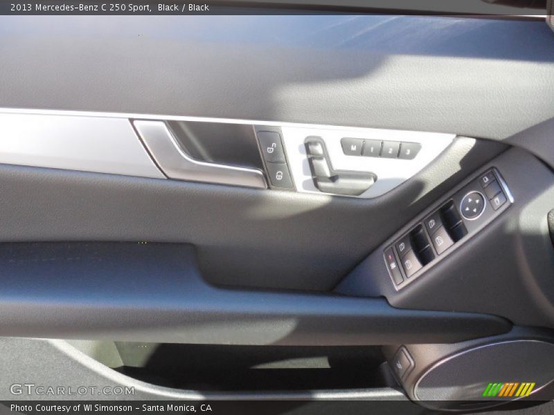 Black / Black 2013 Mercedes-Benz C 250 Sport