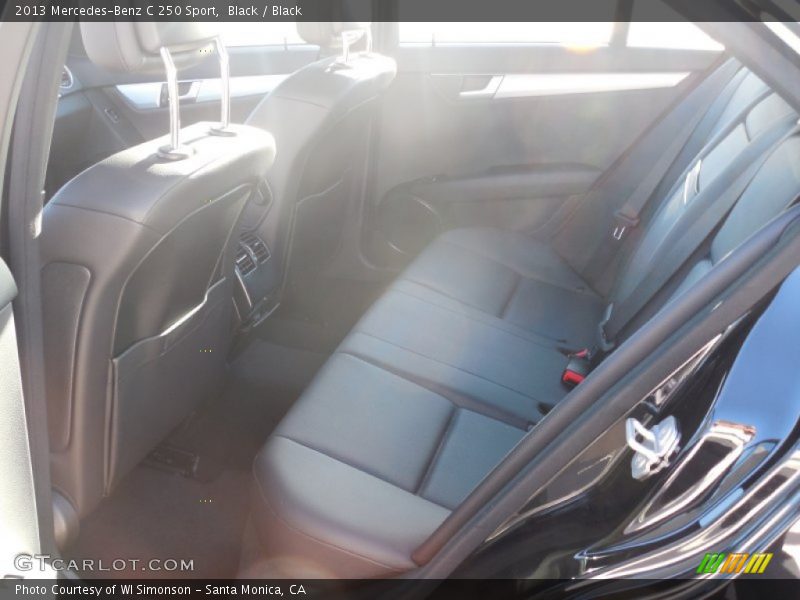 Black / Black 2013 Mercedes-Benz C 250 Sport