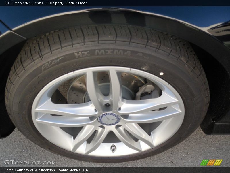 Black / Black 2013 Mercedes-Benz C 250 Sport