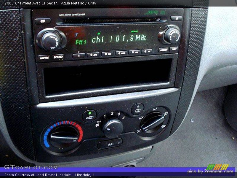 Aqua Metallic / Gray 2005 Chevrolet Aveo LT Sedan