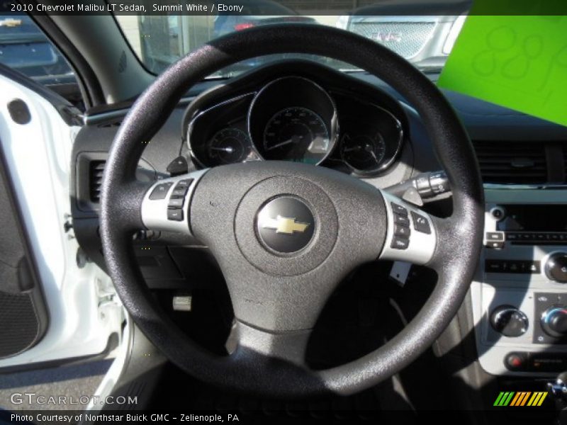Summit White / Ebony 2010 Chevrolet Malibu LT Sedan