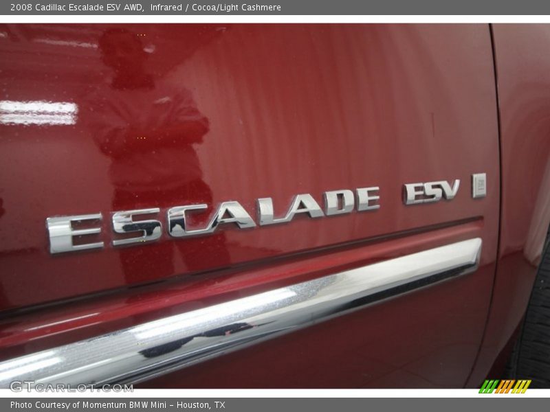 Infrared / Cocoa/Light Cashmere 2008 Cadillac Escalade ESV AWD