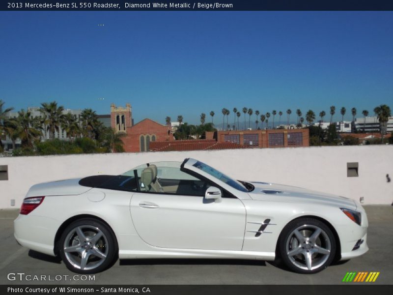  2013 SL 550 Roadster Diamond White Metallic