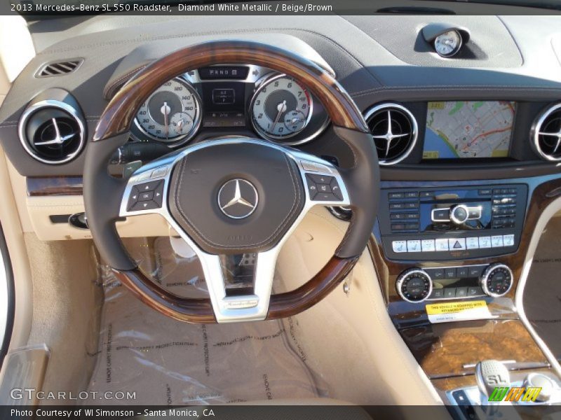 Dashboard of 2013 SL 550 Roadster