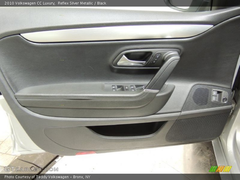 Reflex Silver Metallic / Black 2010 Volkswagen CC Luxury