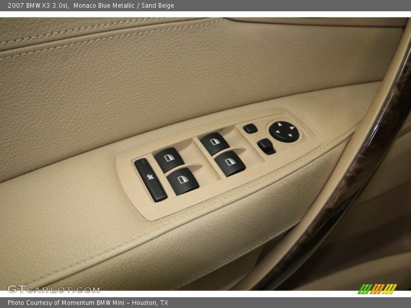 Monaco Blue Metallic / Sand Beige 2007 BMW X3 3.0si