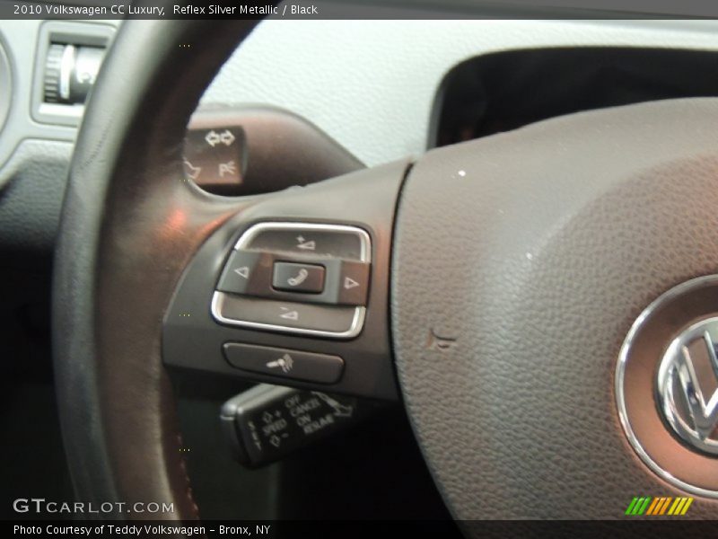 Reflex Silver Metallic / Black 2010 Volkswagen CC Luxury