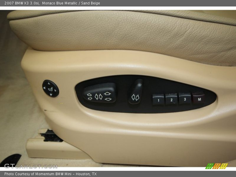 Monaco Blue Metallic / Sand Beige 2007 BMW X3 3.0si