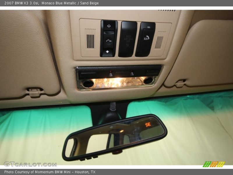 Monaco Blue Metallic / Sand Beige 2007 BMW X3 3.0si