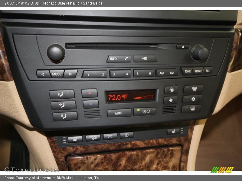 Monaco Blue Metallic / Sand Beige 2007 BMW X3 3.0si