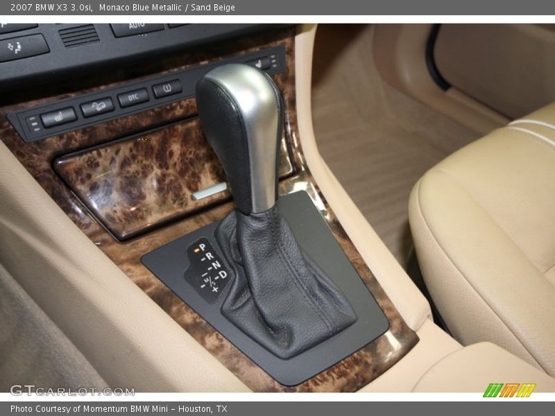 Monaco Blue Metallic / Sand Beige 2007 BMW X3 3.0si