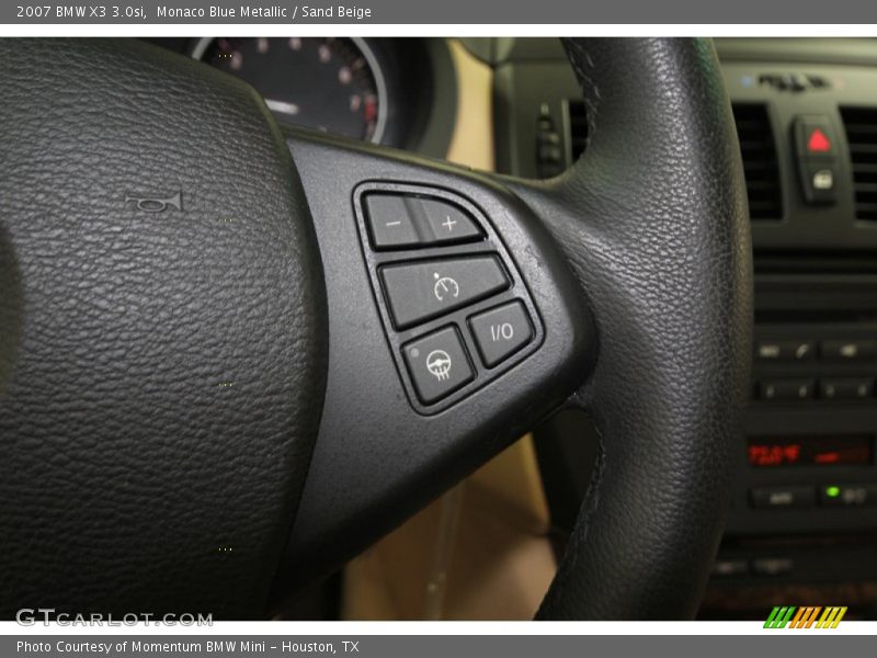 Monaco Blue Metallic / Sand Beige 2007 BMW X3 3.0si