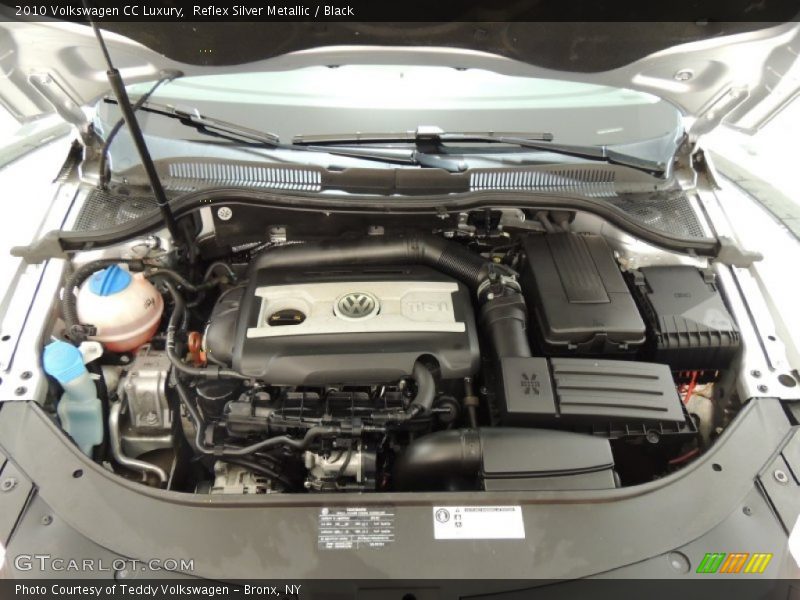 Reflex Silver Metallic / Black 2010 Volkswagen CC Luxury