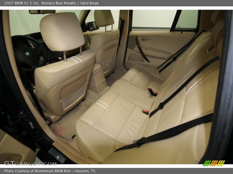 Monaco Blue Metallic / Sand Beige 2007 BMW X3 3.0si