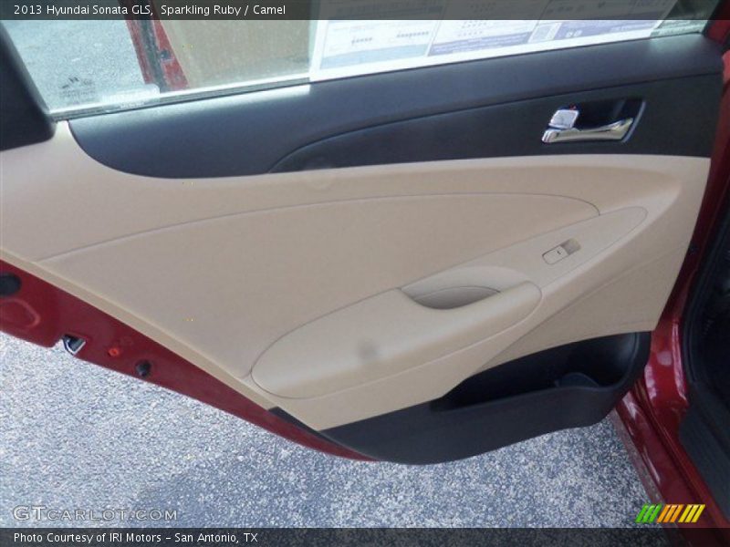 Sparkling Ruby / Camel 2013 Hyundai Sonata GLS