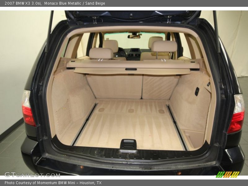Monaco Blue Metallic / Sand Beige 2007 BMW X3 3.0si