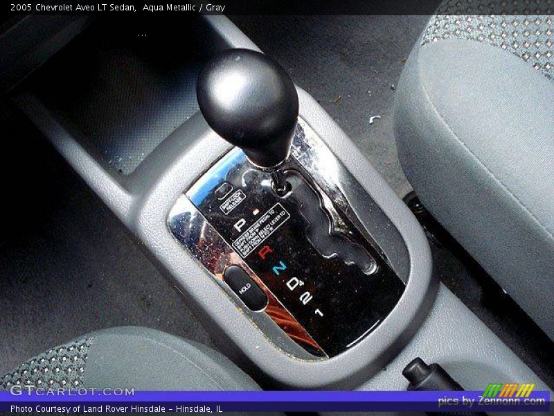 Aqua Metallic / Gray 2005 Chevrolet Aveo LT Sedan