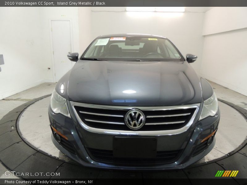 Island Grey Metallic / Black 2010 Volkswagen CC Sport