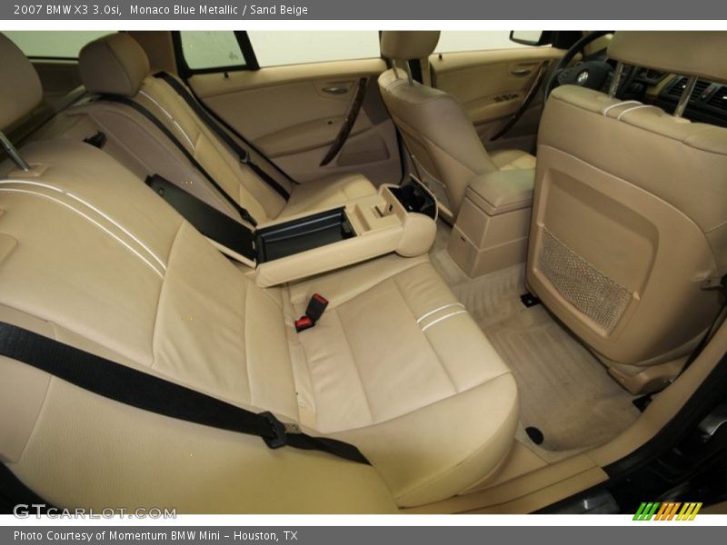 Monaco Blue Metallic / Sand Beige 2007 BMW X3 3.0si